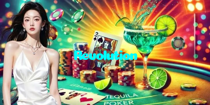 Revolution casino presented on mobile device in Pakistan with slots and live games